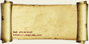 Tina Vilimonović vizit kartica